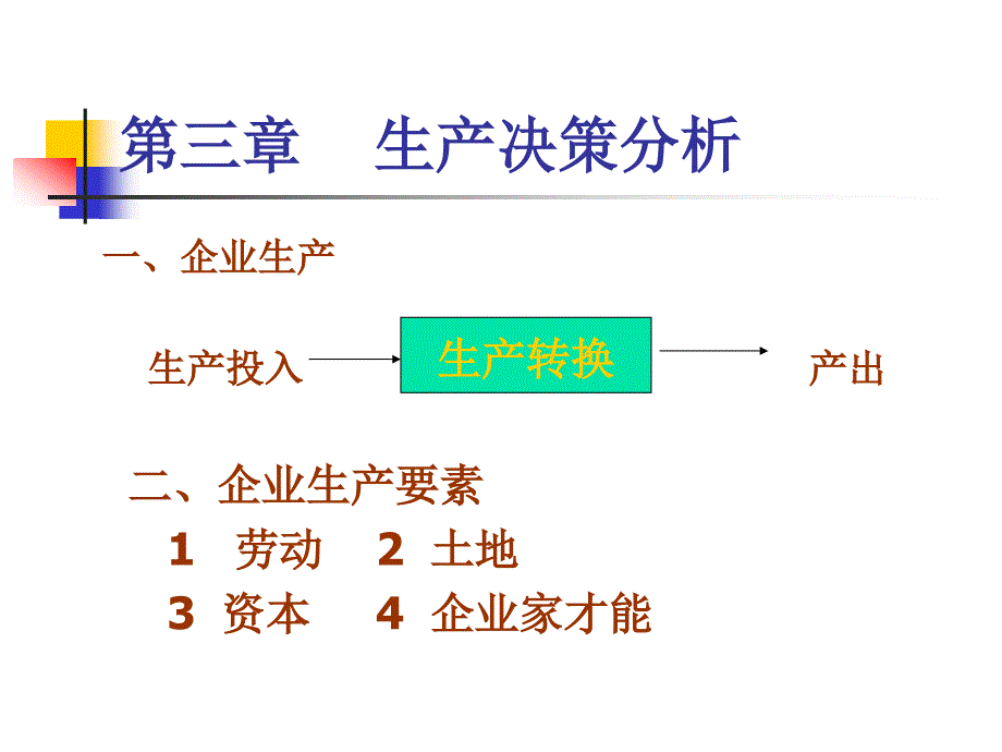 三章节生产决策分析_第1页