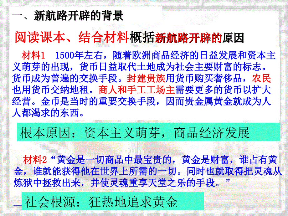 岳麓书社版高中历史必修二2.7新航路的开辟课件9_第3页