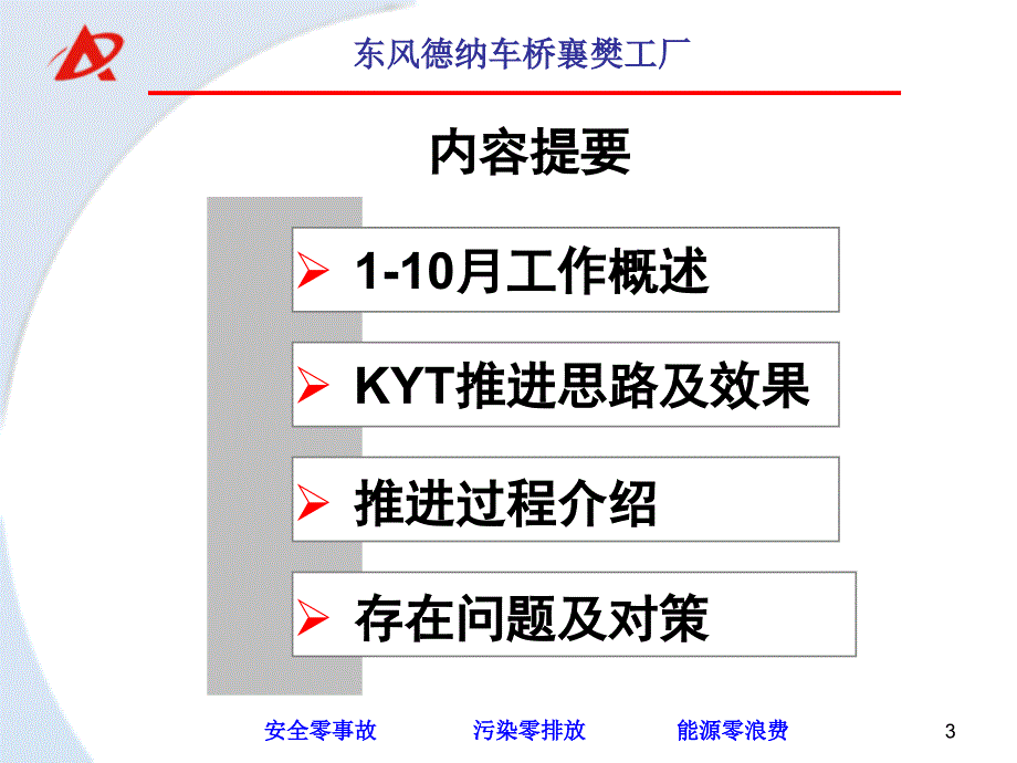 襄樊工厂XXXX年KYT工作汇报NXPowerLite_第3页