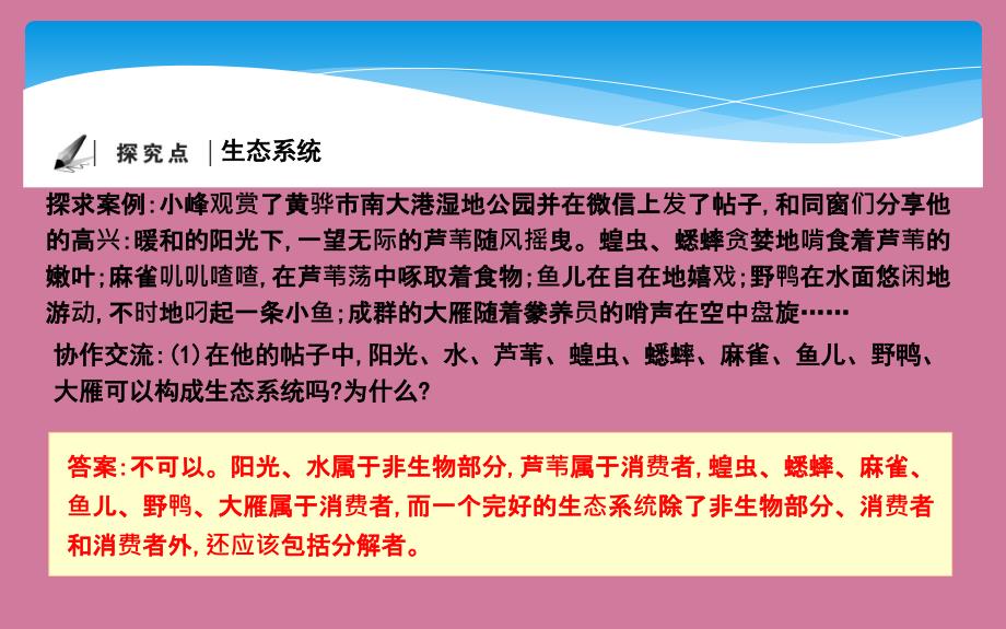 第二节生物与环境组成生态系统ppt课件_第5页