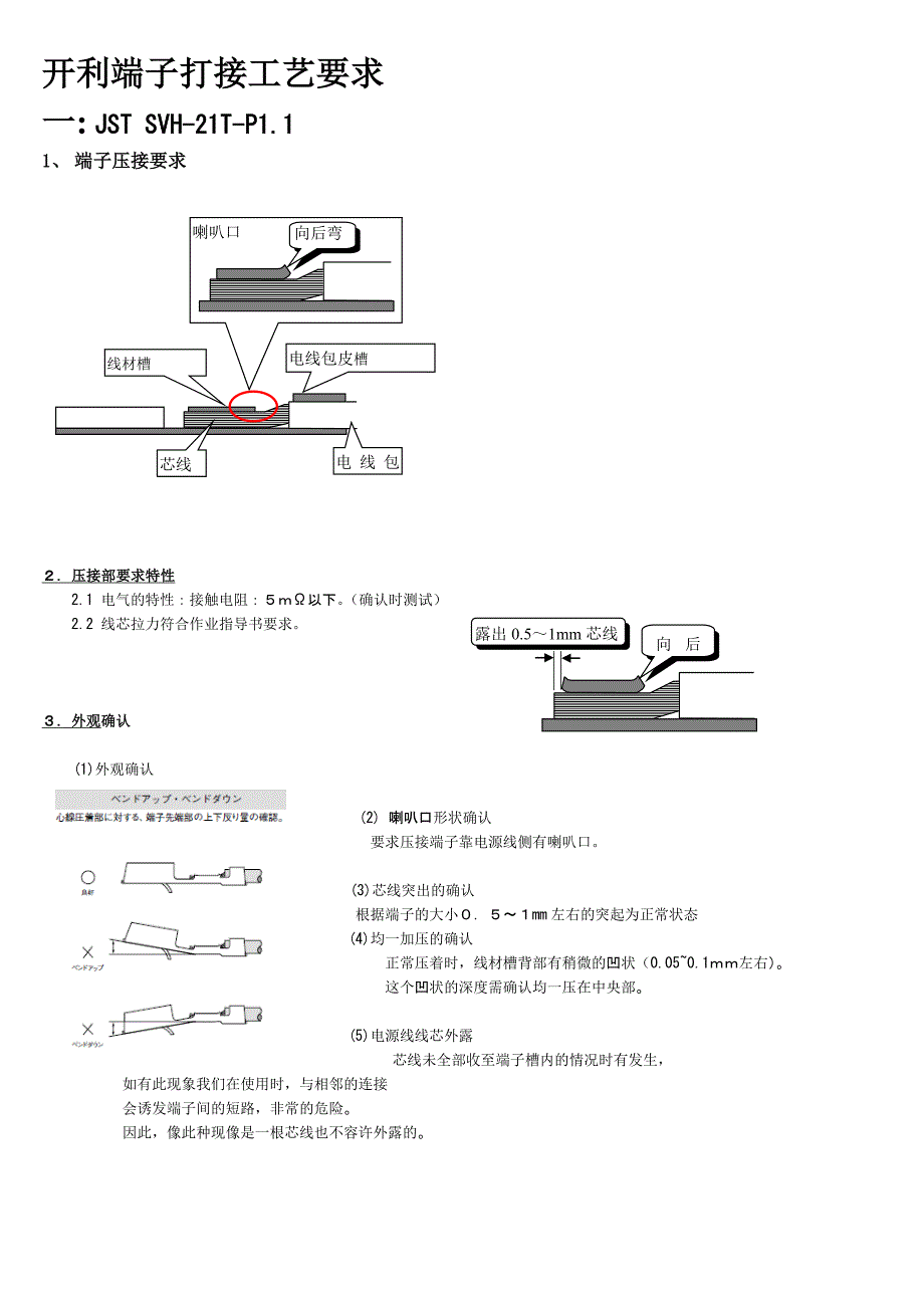 开利端子打接工艺要求.doc_第1页