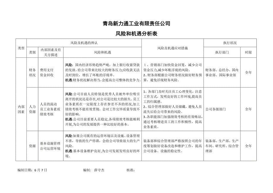 风险及机遇识别_第5页