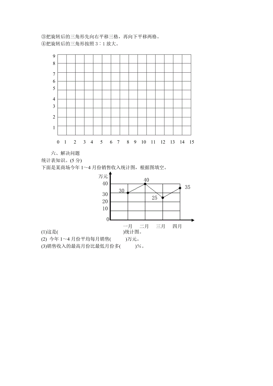 小学毕业教学质量监测数学试卷09.6_第3页