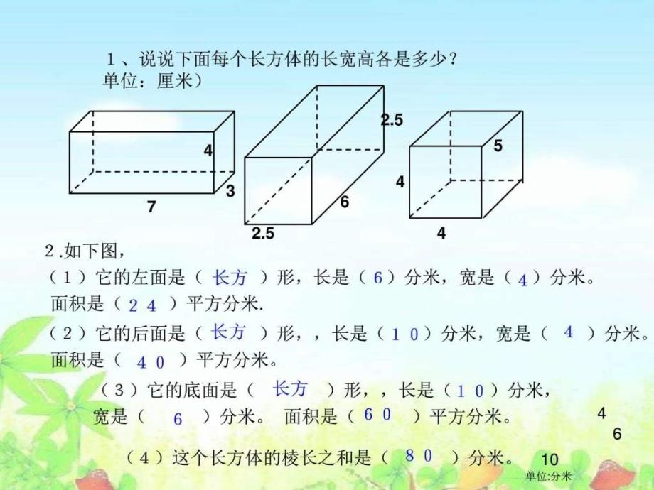 六年级数学上册苏教版1.2长方体和正方体的....ppt_第2页