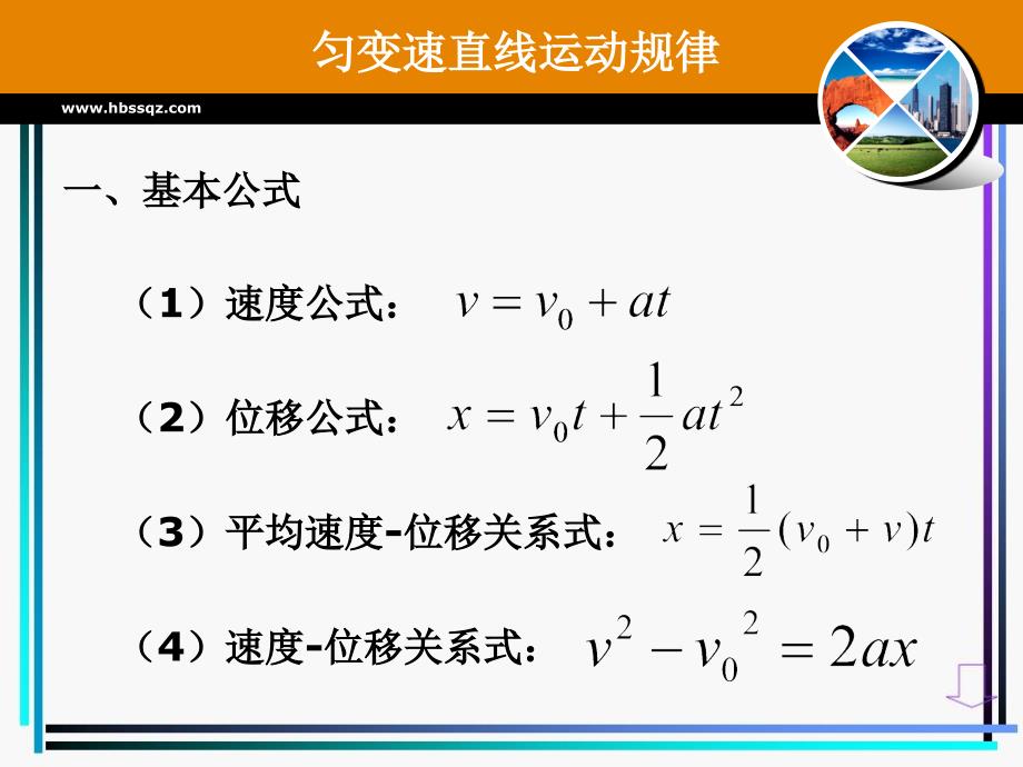 匀变速直线运动推论及其应用_第1页