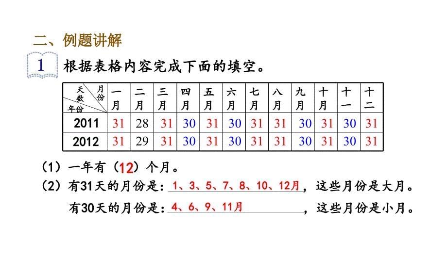 三年级下册数学课件第六单元第1课时年月日1人教版共12张PPT_第5页