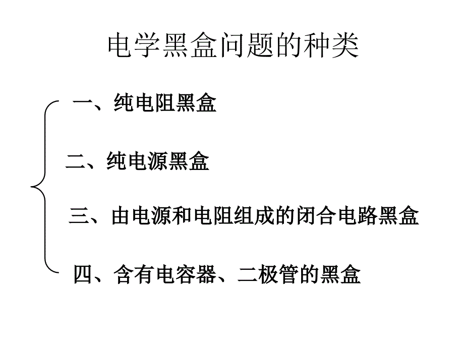 用多用电表判断黑箱内电学元件的问题课件_第3页