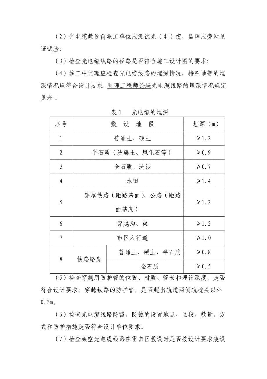 光电缆通信线路监理实施细则_第5页