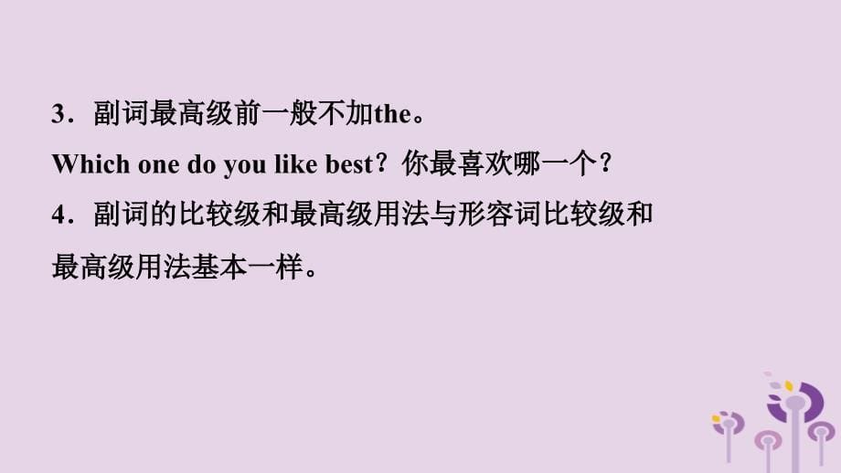 山东省德州市2019年中考英语总复习 语法专项复习 语法八 副词课件_第5页