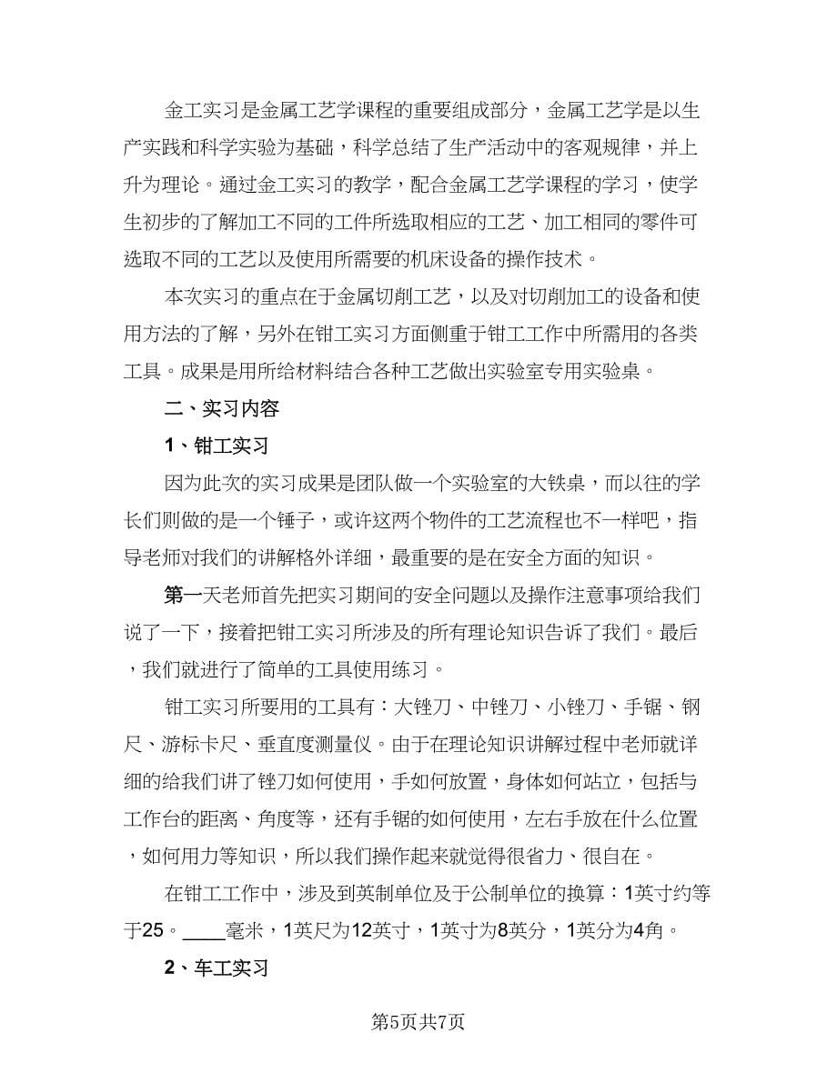 2023毕业实习工作阶段性总结（二篇）.doc_第5页