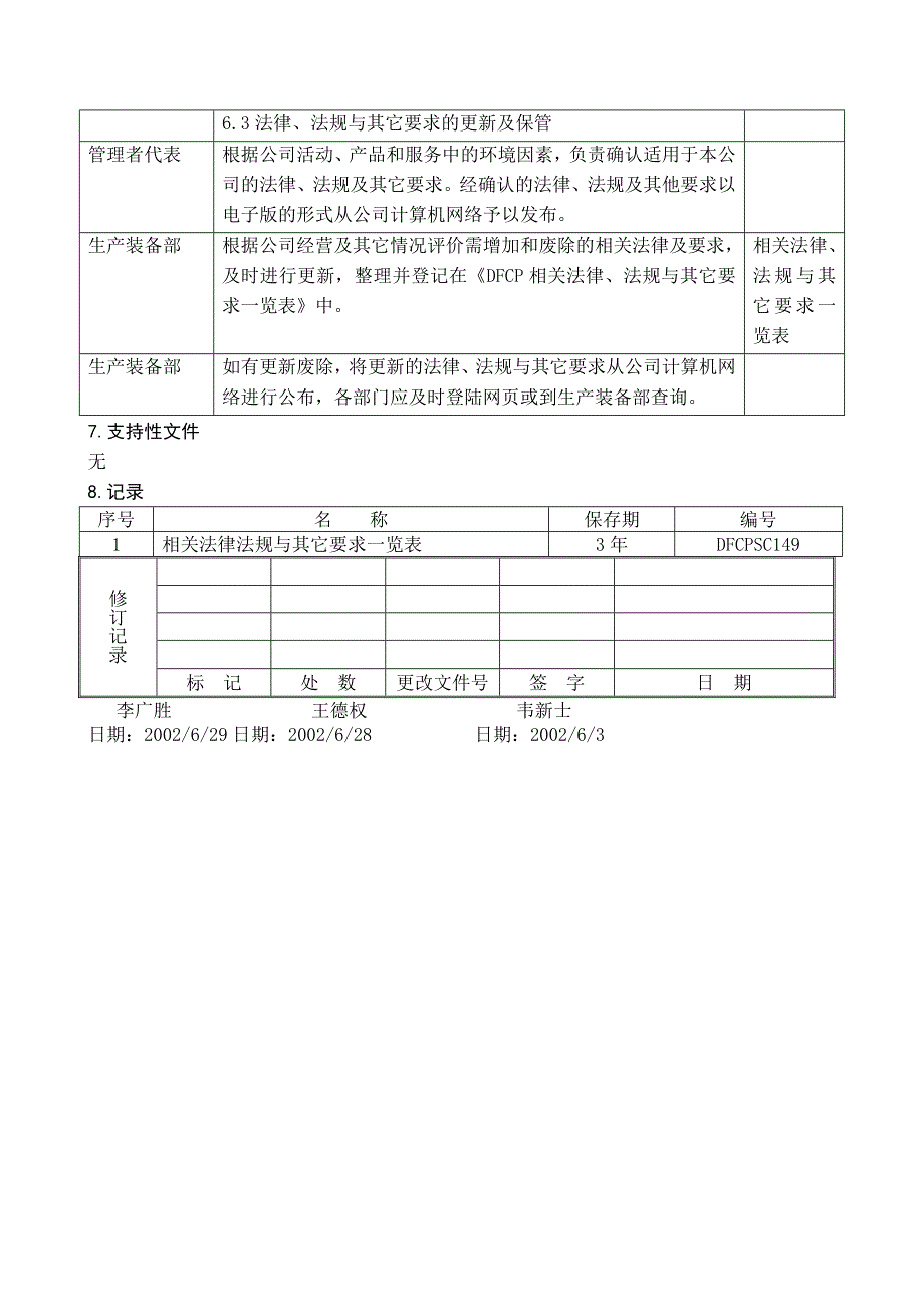 【管理精品】法律法规识别和更新控制程序_第2页