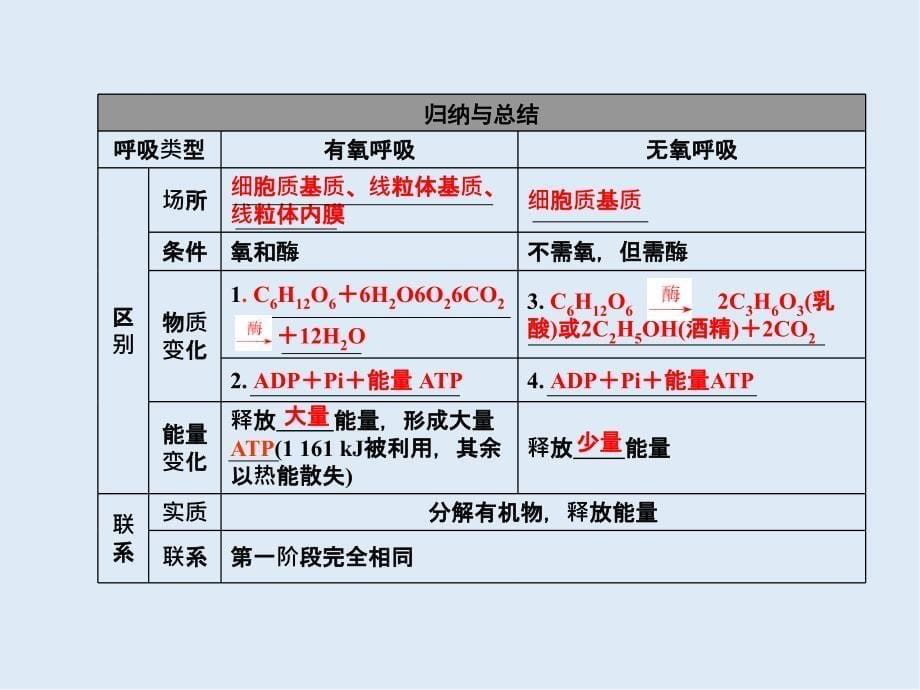 高一生物苏教版必修1课件：4.3.2细胞呼吸的方式比较、影响因素及原理应用_第5页