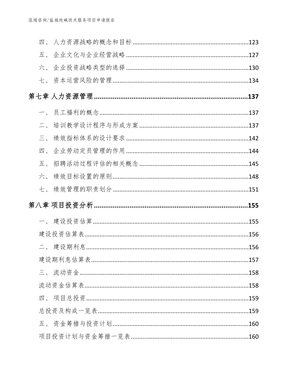 盐城纯碱技术服务项目申请报告_第3页