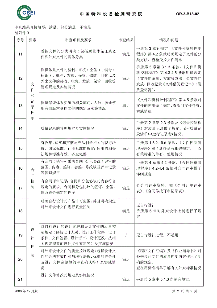 质量体系审核报告_第2页