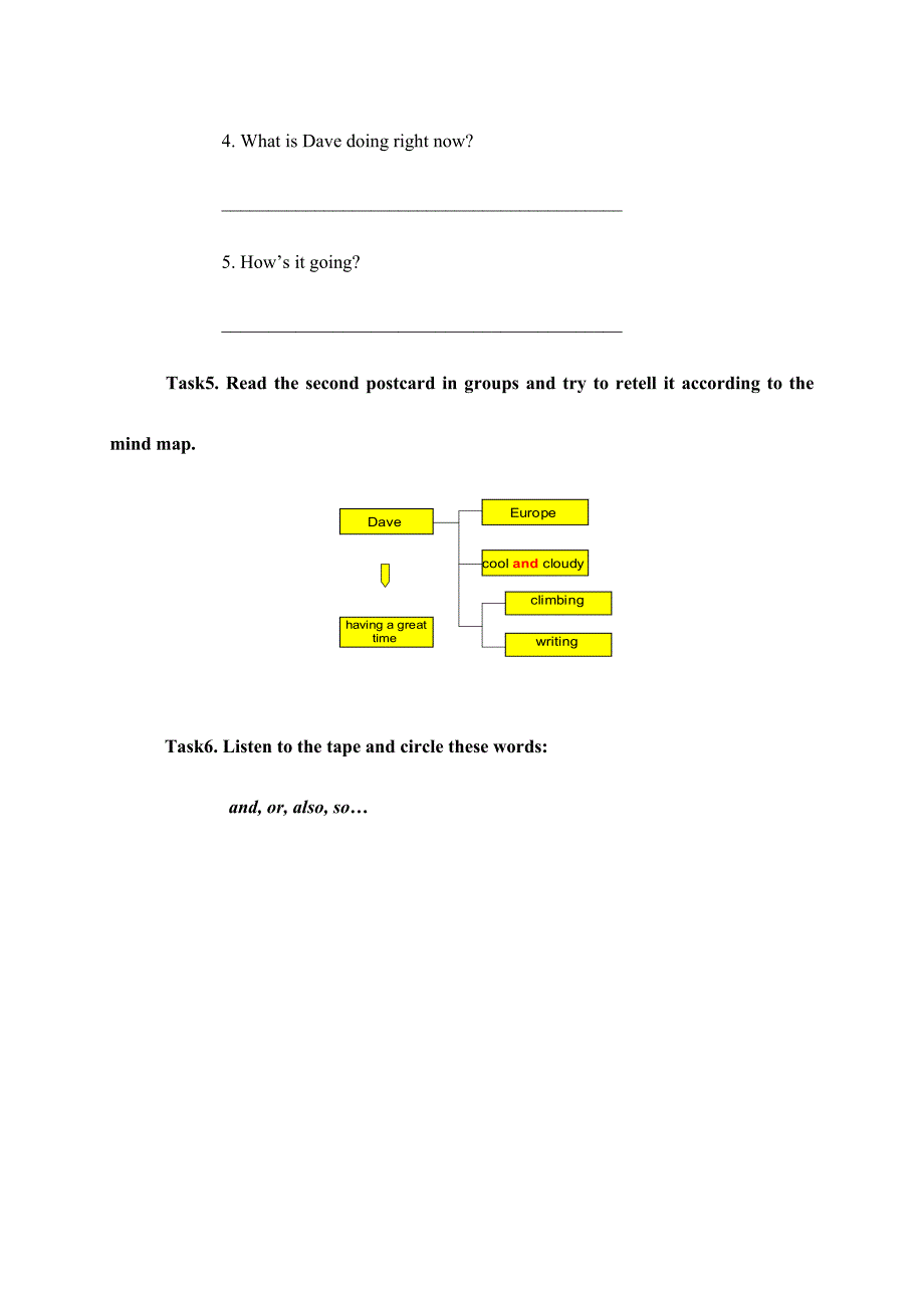 最新人教版七年级英语下册学案：Unit-7-It&#39;s-rainingSection-B-2a-3c_第4页