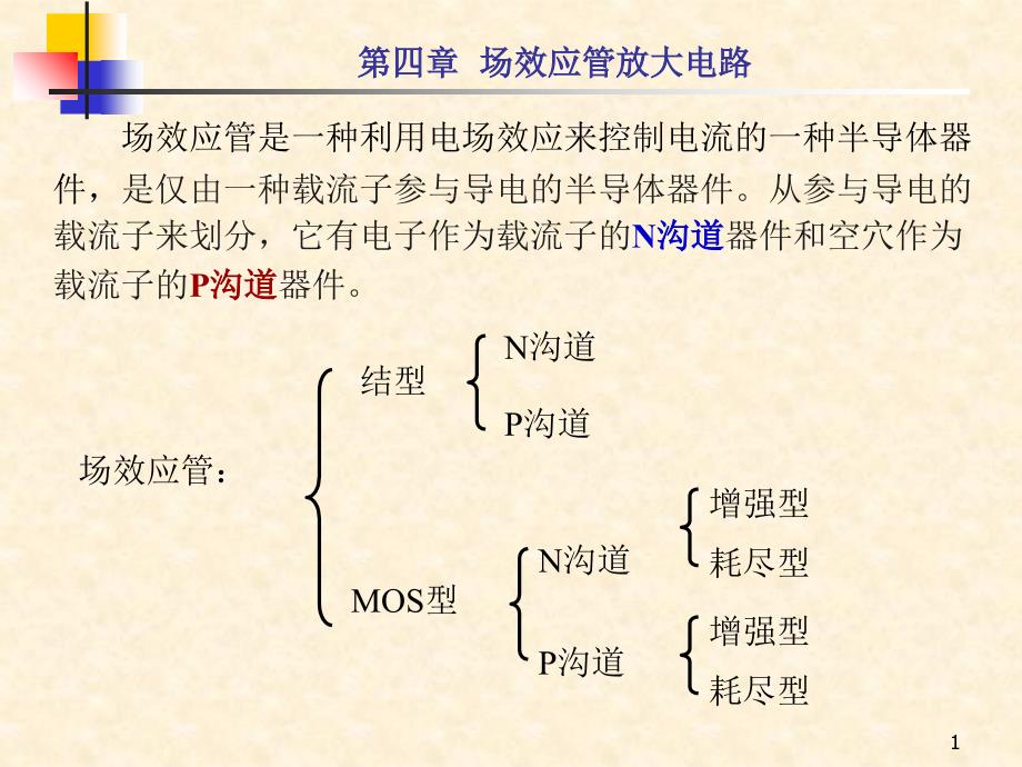 场效应管放大电路18222_第1页