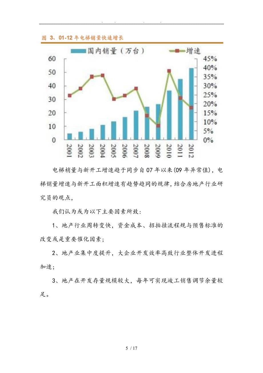 电梯行业分析分析报告文案_第5页