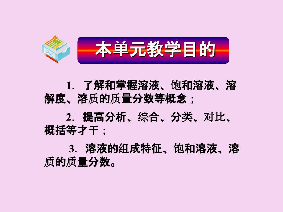 人教版九年级下册第九单元溶液单元小结12张ppt课件_第2页