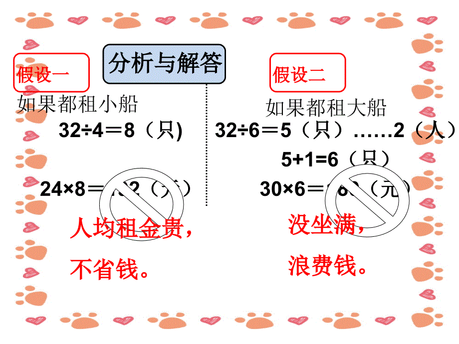 最新人教版小学数学四年级下册-租船问题_第4页