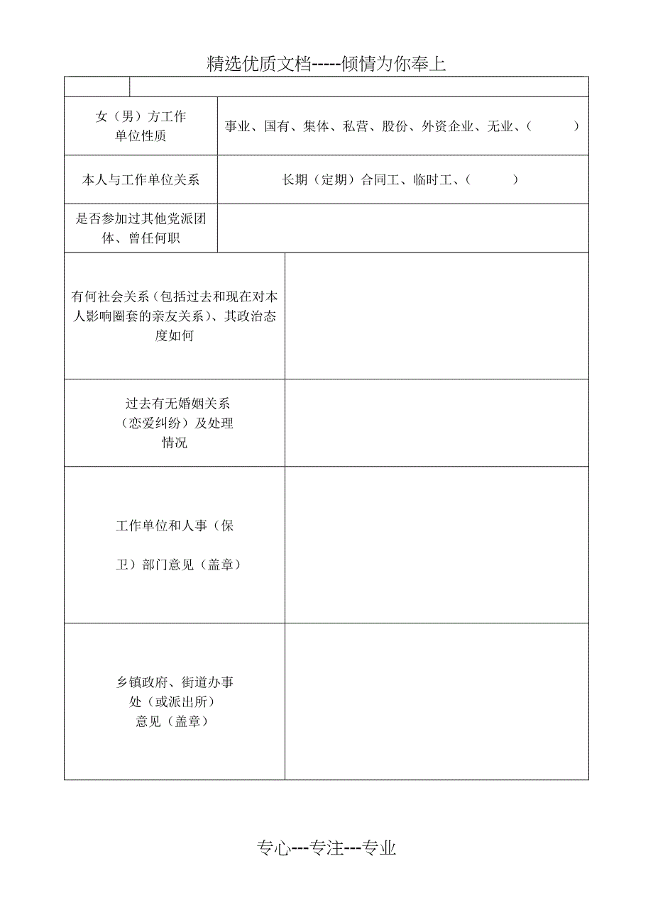 结婚函调报告表(共3页)_第2页