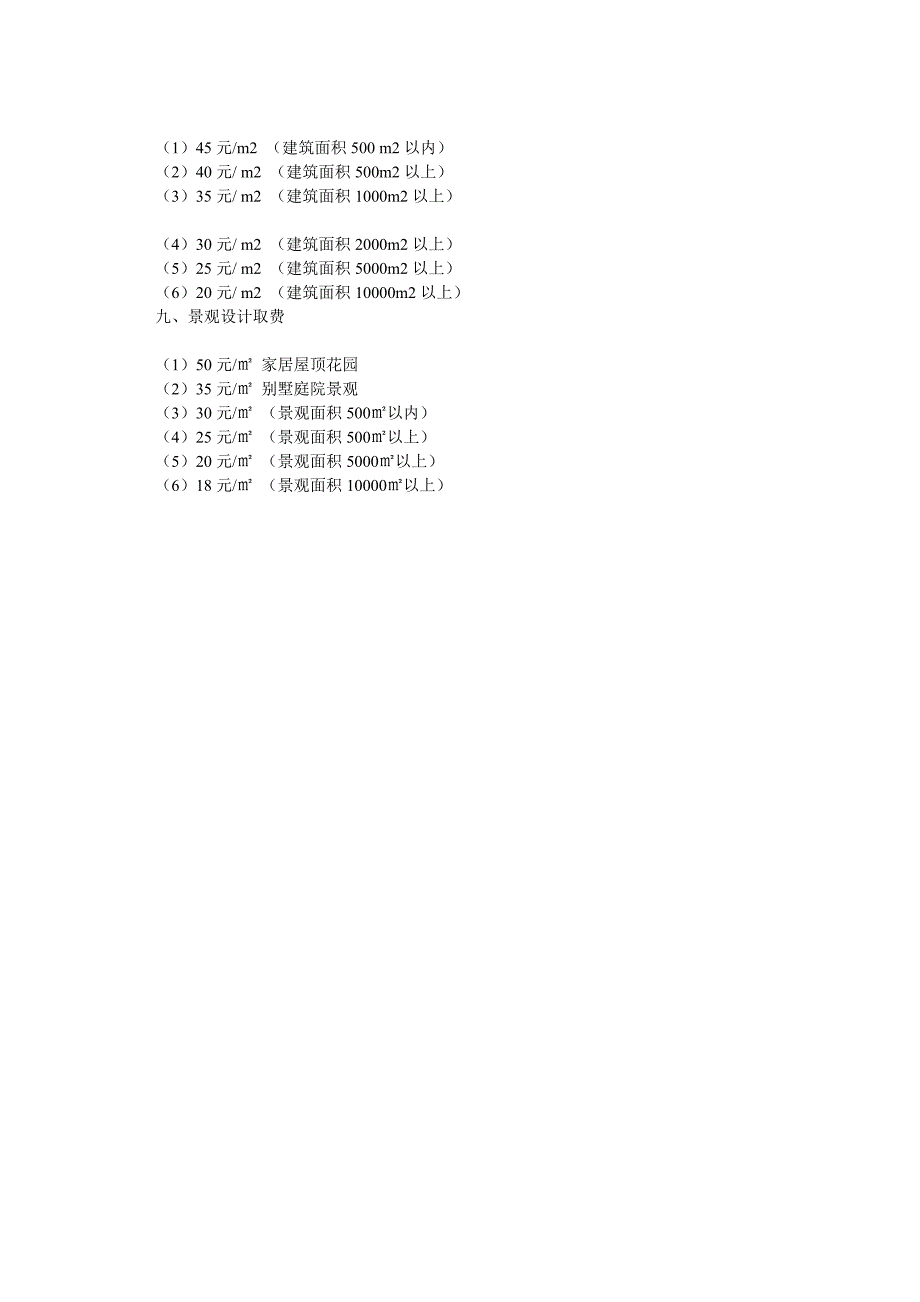 建筑装饰行业设计费收费标准_第3页