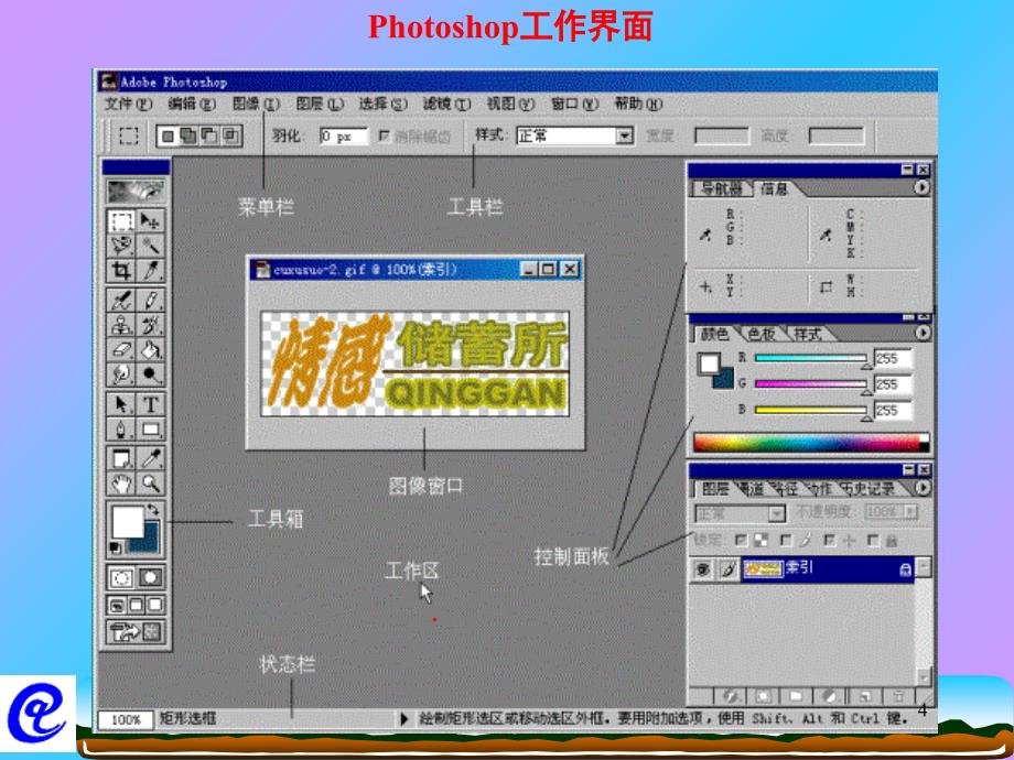 推荐高中信息技术Photoshop教学课件_第4页