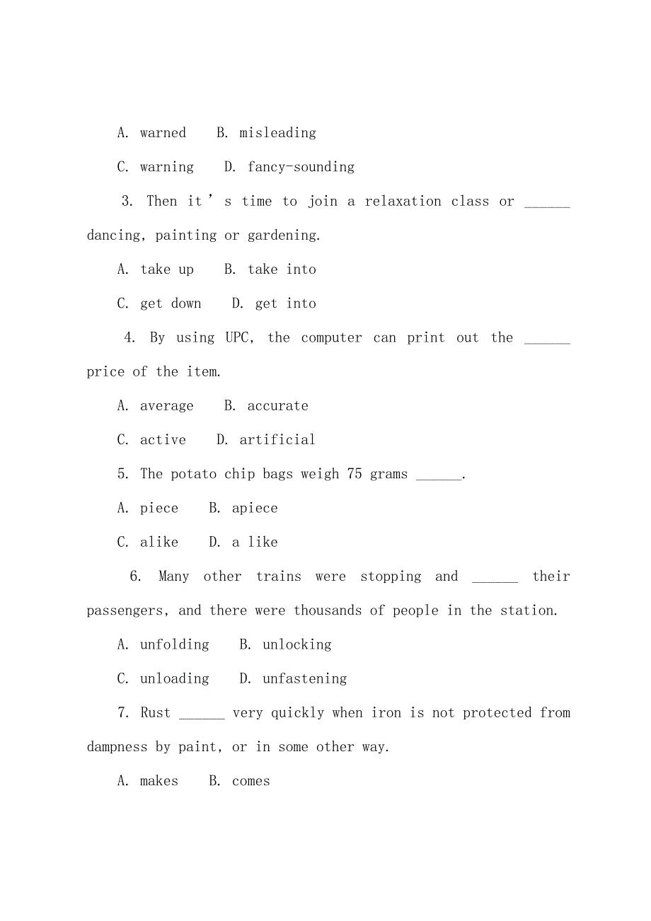 2022年4月自考基础英语试题.docx_第2页