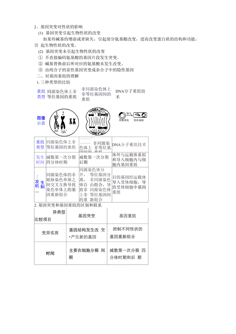基因与性状、基因突变、基因重组_第3页