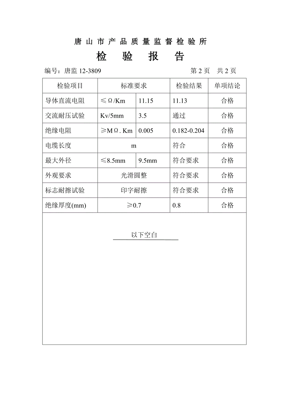 电缆检测报告_第3页