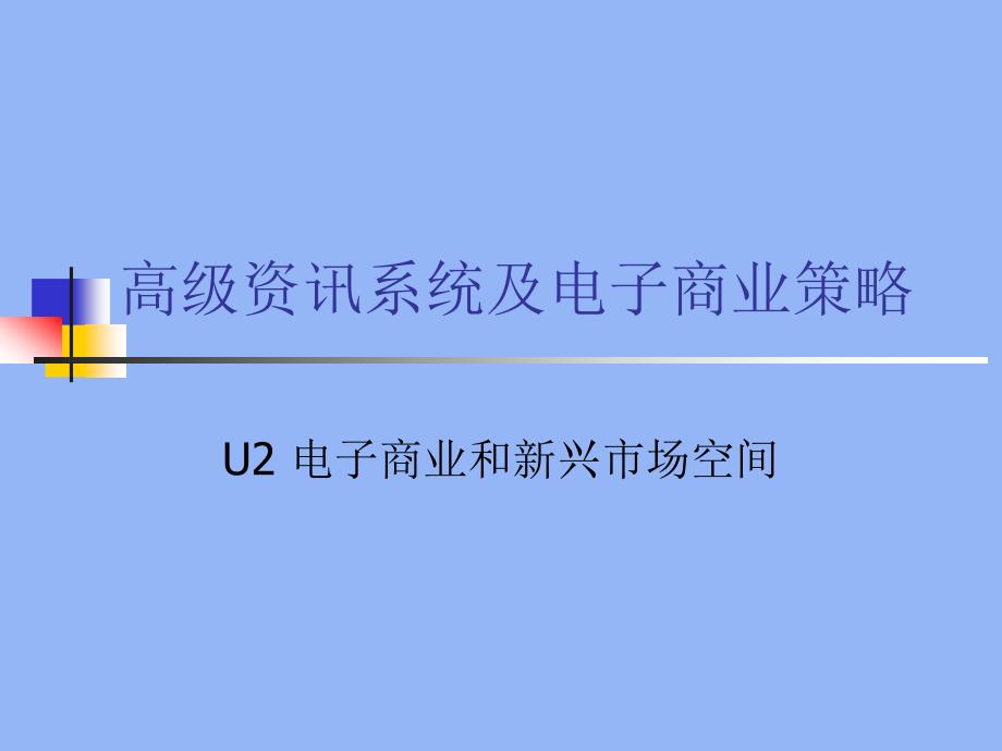 高级资讯系统及电子商业策略_第1页