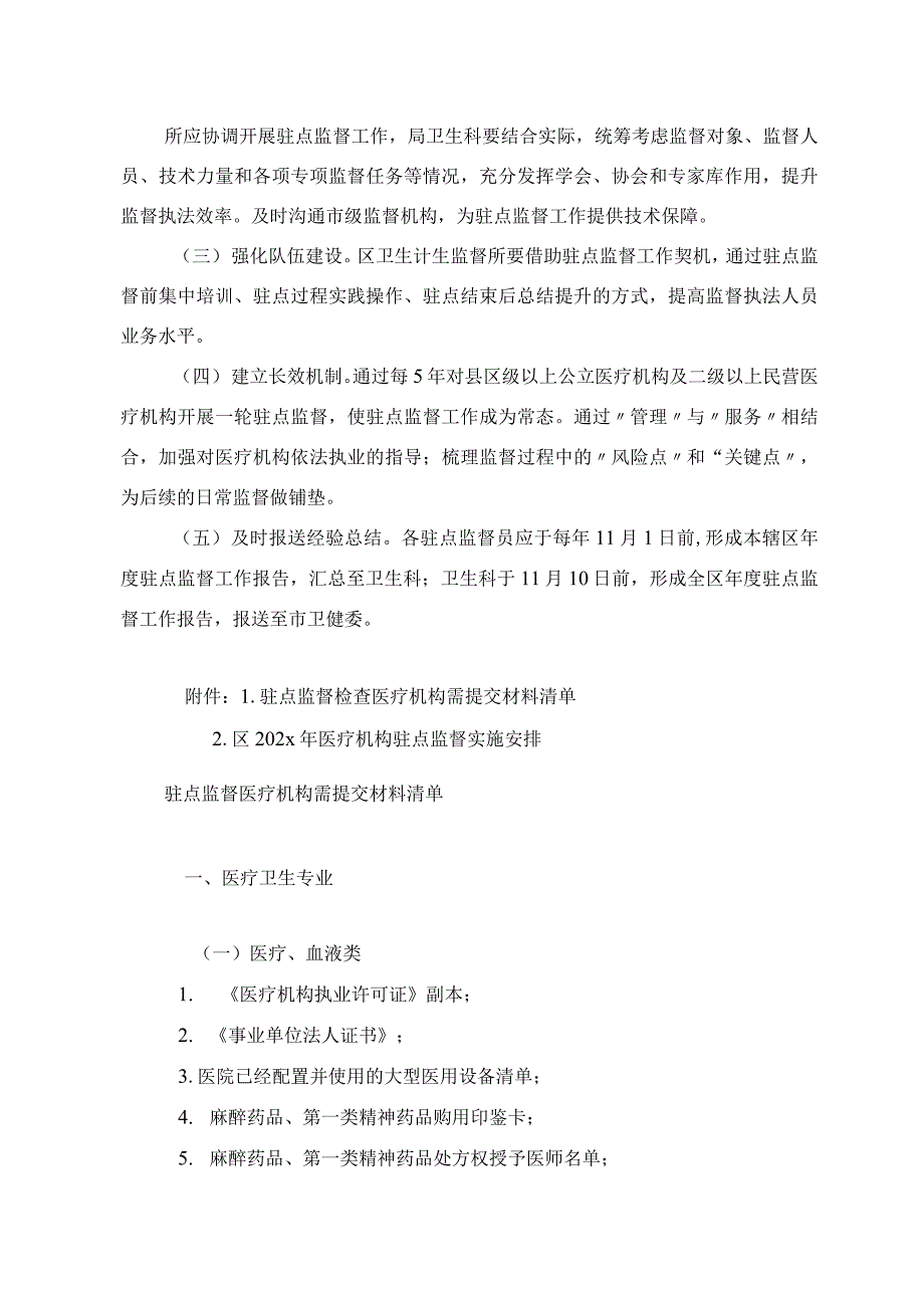 医疗机构驻点监督工作方案_第3页