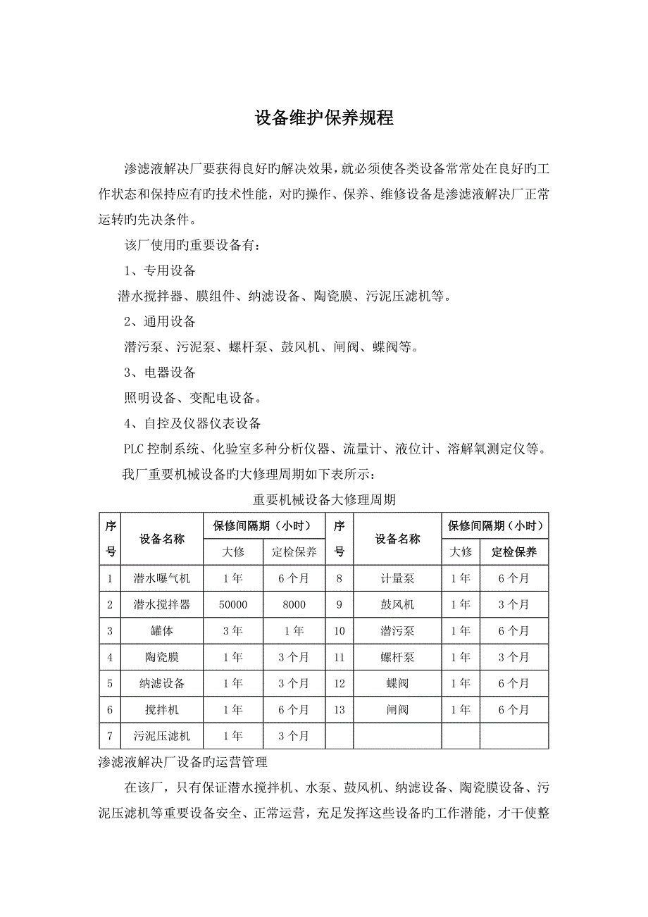 设备维护与保养_第1页