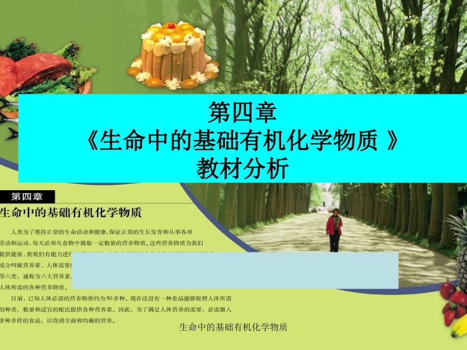 生命中的基础有机化学物质课件_第1页