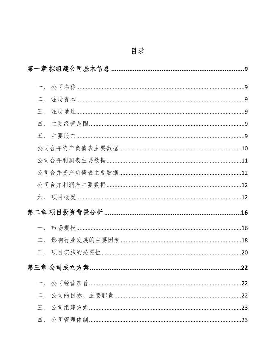 温州关于成立石英产品公司可行性研究报告_第4页