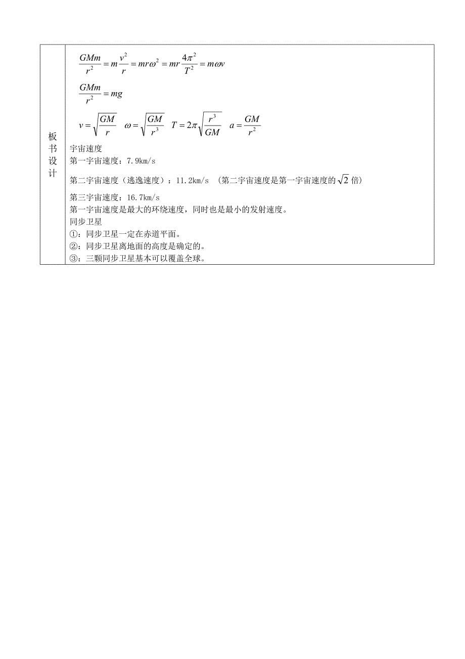 必修2宇宙航行_第5页