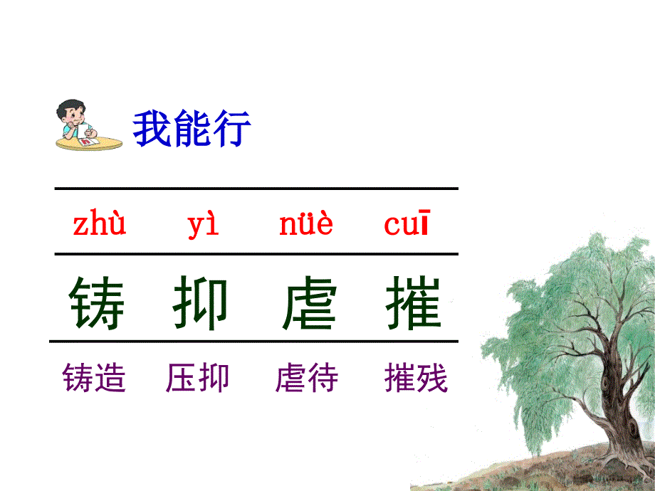 （苏教版）六年级语文上册课件青海高原一株柳1[1]_第4页