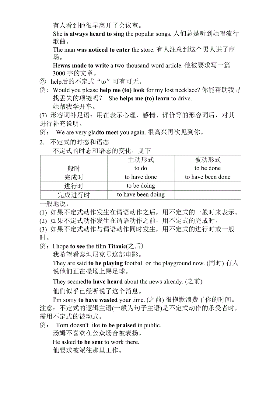 动词不定式和动名词的用法_第3页