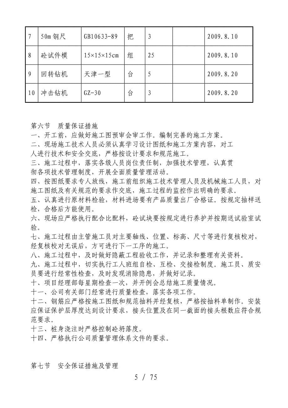 上湾人工挖孔桩方案_第5页