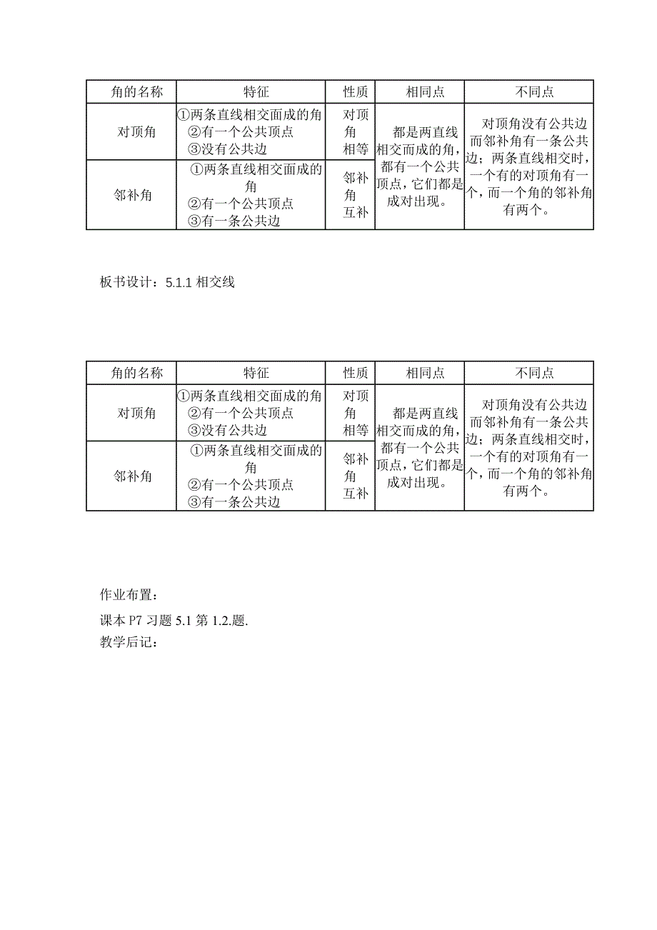 第五章相交线与平行线教案_第3页