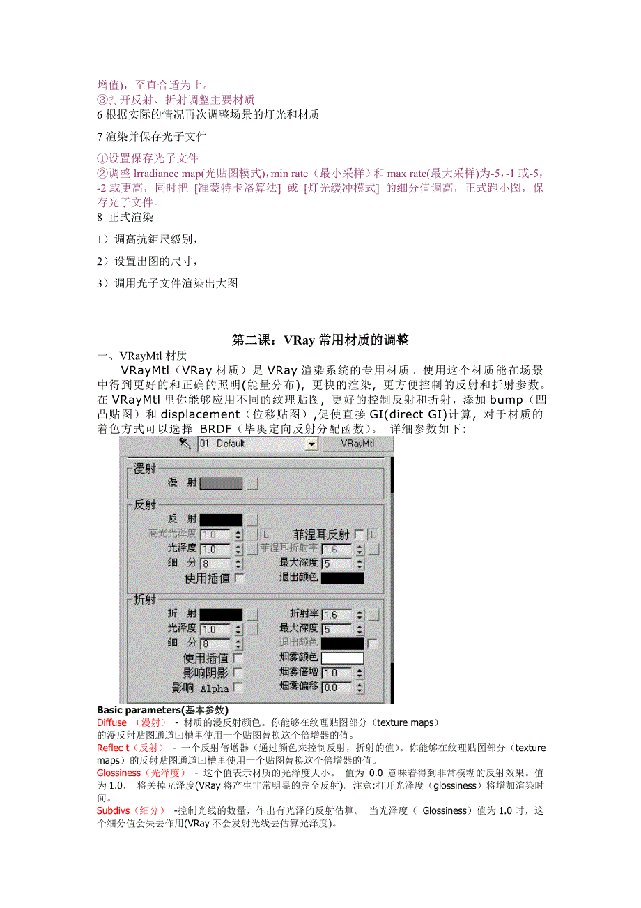 VRAY概述快速入门实用版_第4页