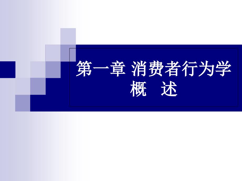 教学课件消费者行为学第一章 消费者行为学概 述_第2页