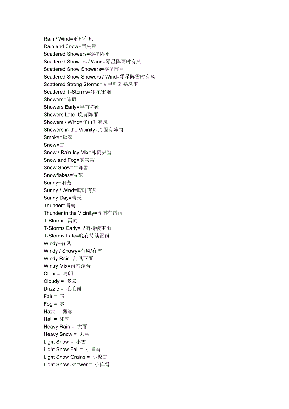 天气英语描述.doc_第3页