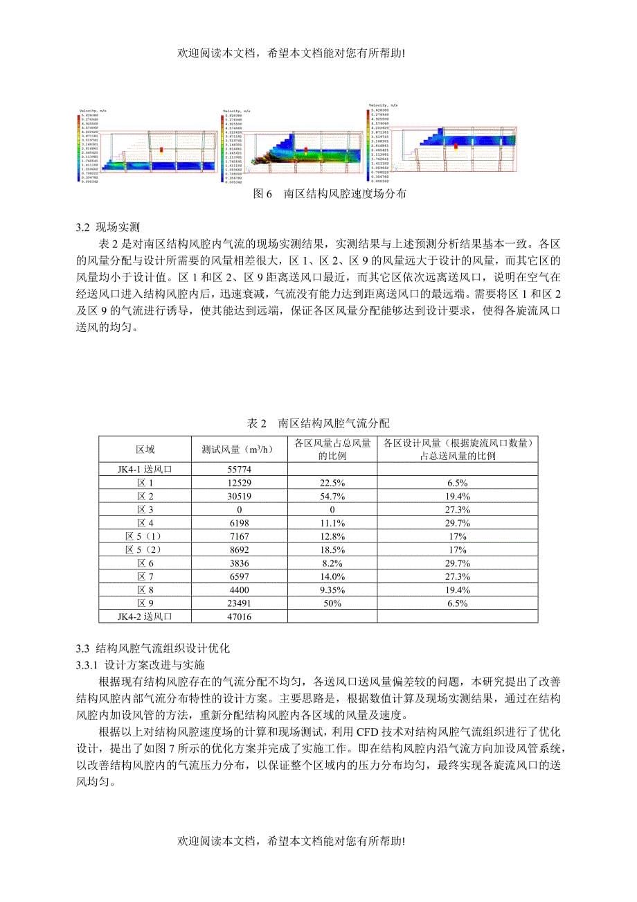 空调气流组织设计方案的优化与实施_第5页