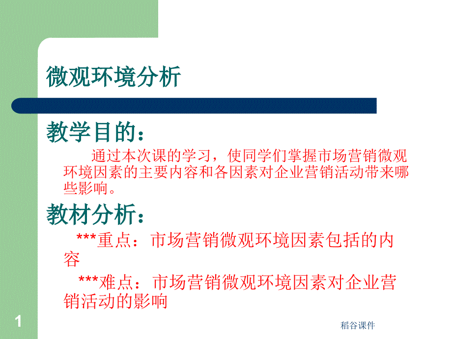 微观环境分析专业材料_第1页