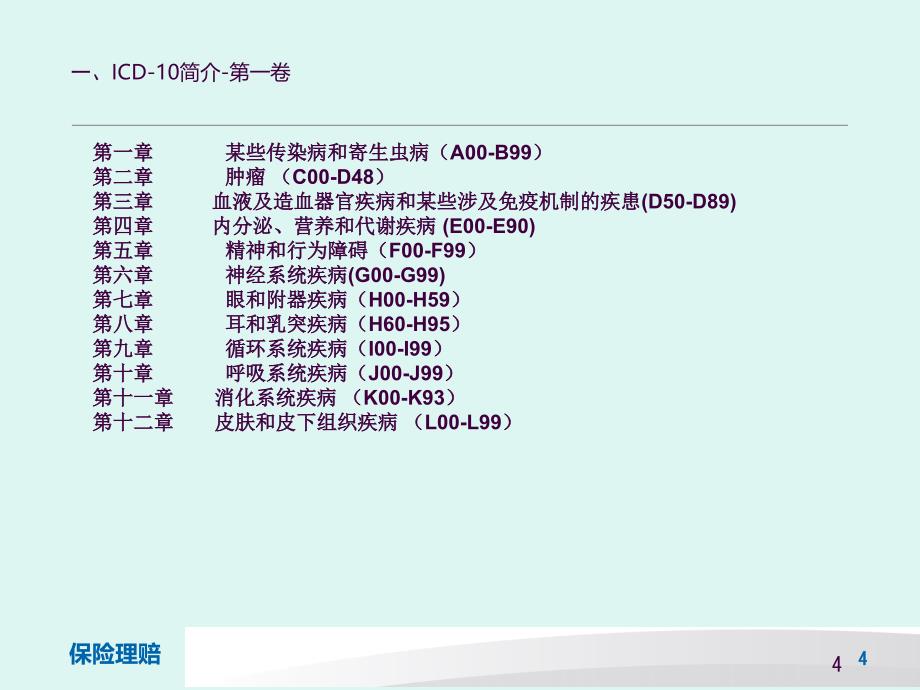 肿瘤ICD10保险理赔ppt课件_第4页