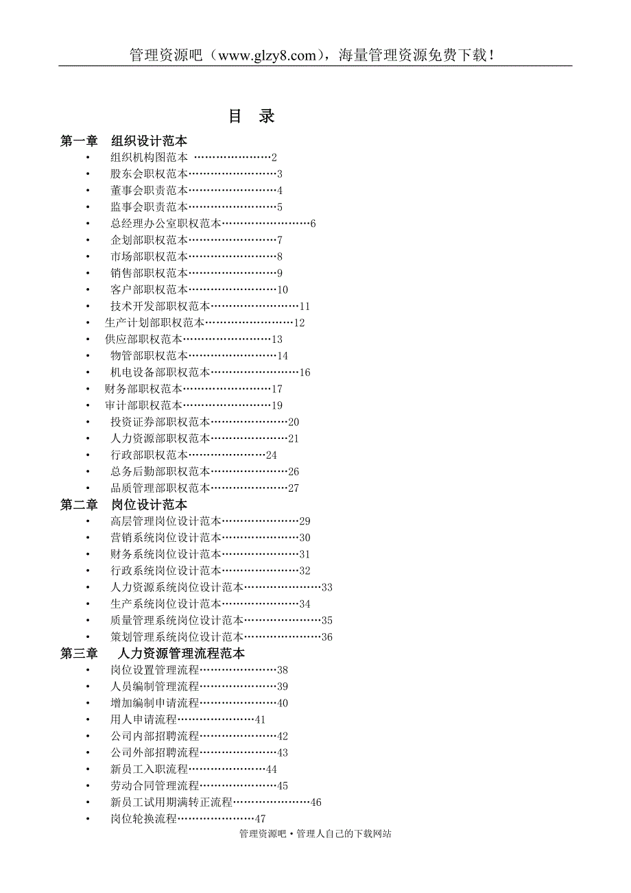 人力资源管理工具箱目录99084.doc_第1页