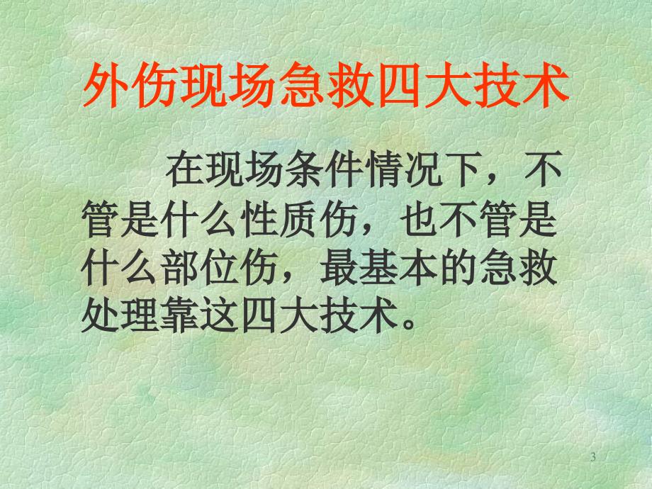 现场外伤急救四大技术文档资料_第3页