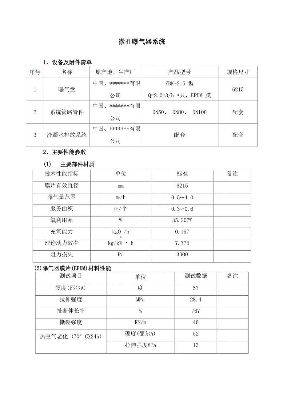 微孔曝气器系统技术说明_第1页