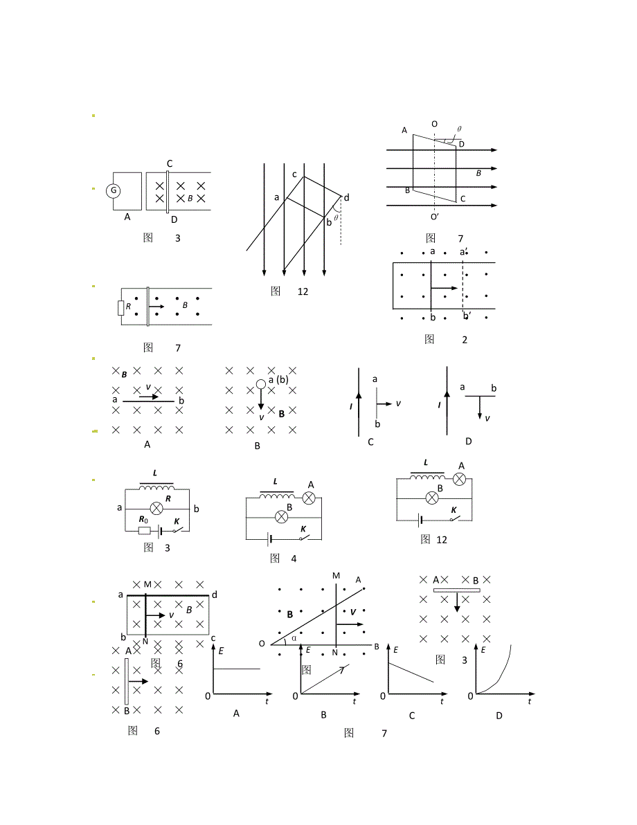 高中物理电磁感应图素材_第2页