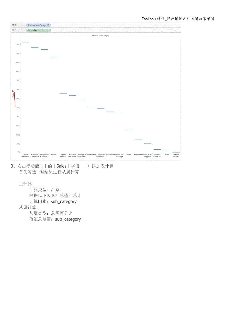 Tableau教程-经典图例之甘特图与瀑布图_第5页